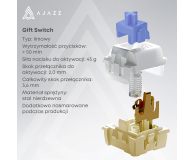 Ajazz AK820 Pro Gift Switch Purple White Blue RGB - 1536365 - zdjęcie 9